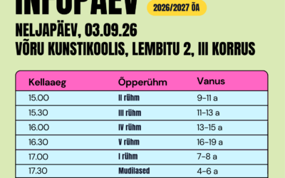 Tantsu õppesuuna infopäev
